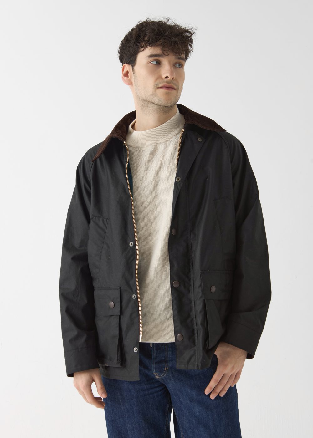 Barn Yağlı Ceket Siyah / Barn Wax Jacket Black