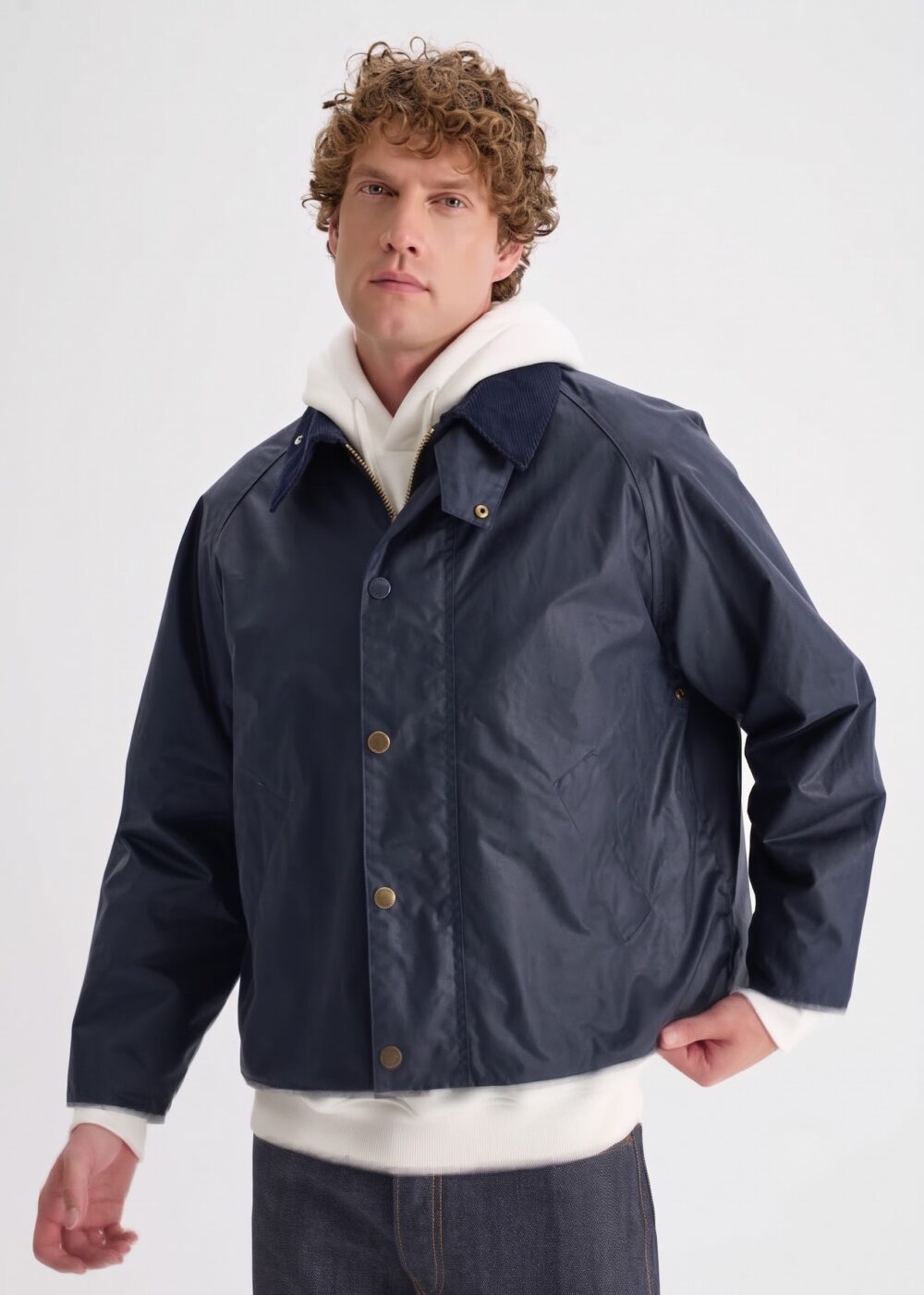 Utility Yağlı Ceket Navy Lacivert / Utility Wax Jacket Navy