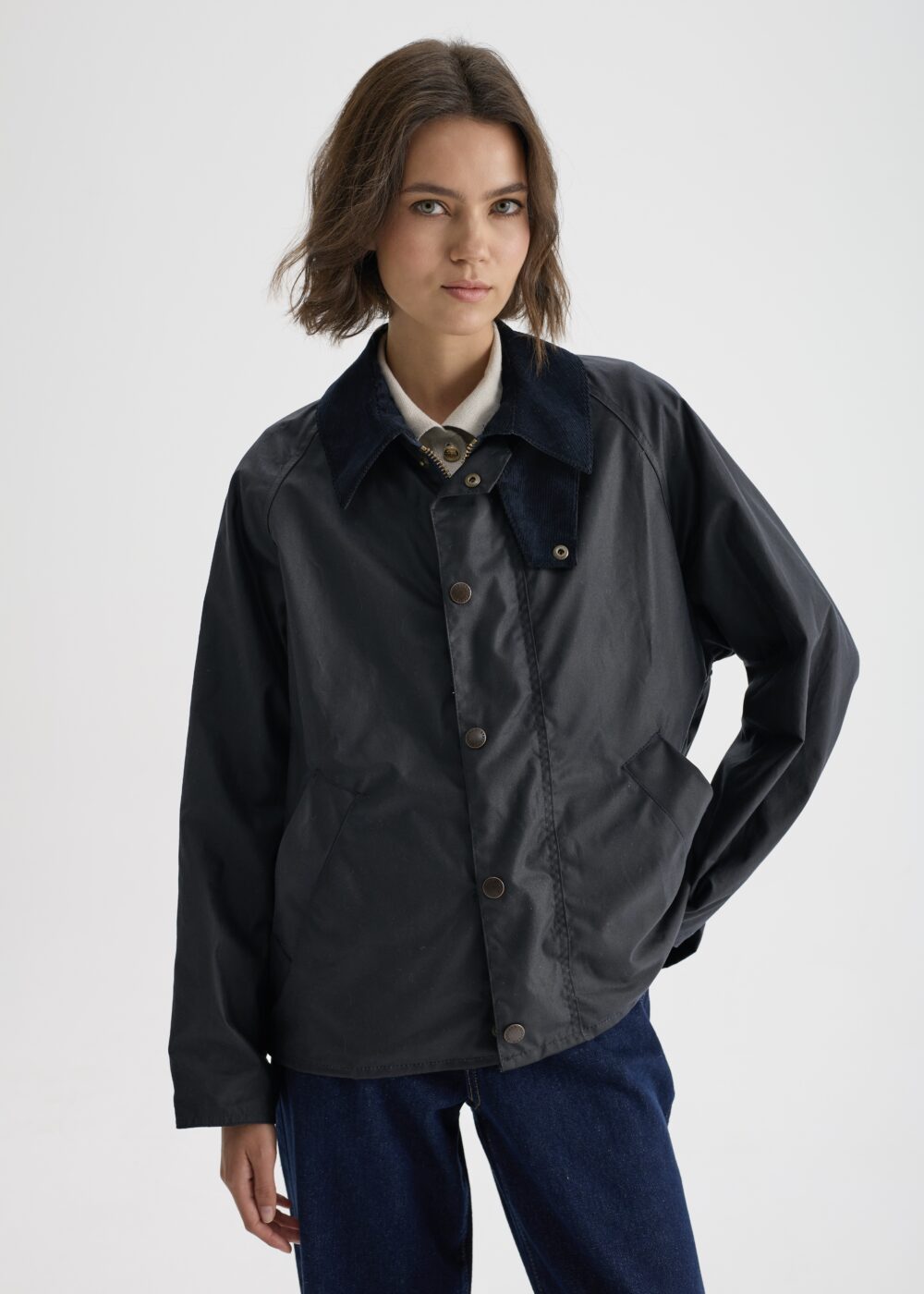 Utility Yağlı Ceket Lacivert / Utility Wax Jacket Navy