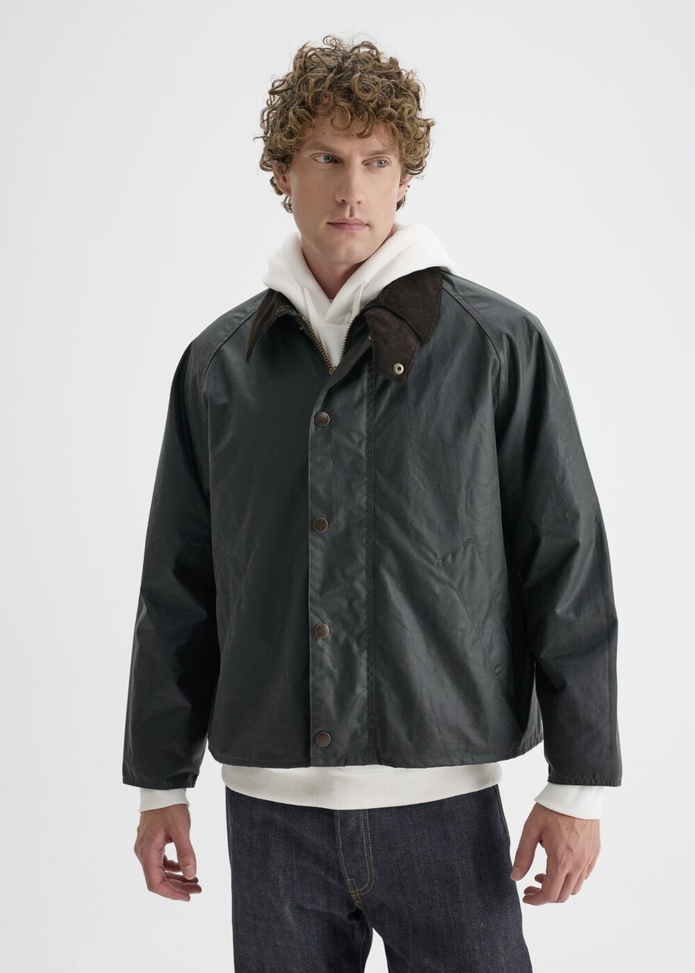 Utility Yağlı Ceket Olive Green (Yeşil) / Utility Wax Jacket Olive Green