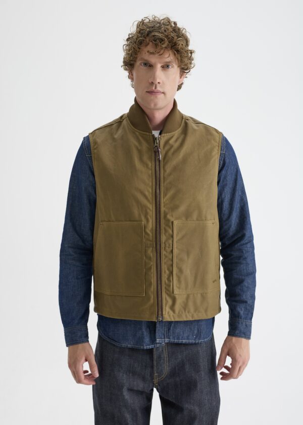 Work  Wax Vest Bej