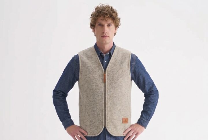 Stuf&Co Yün Yelek (Barbour İçlik , Barbour uyumlu yelek ) -Bej Natürel